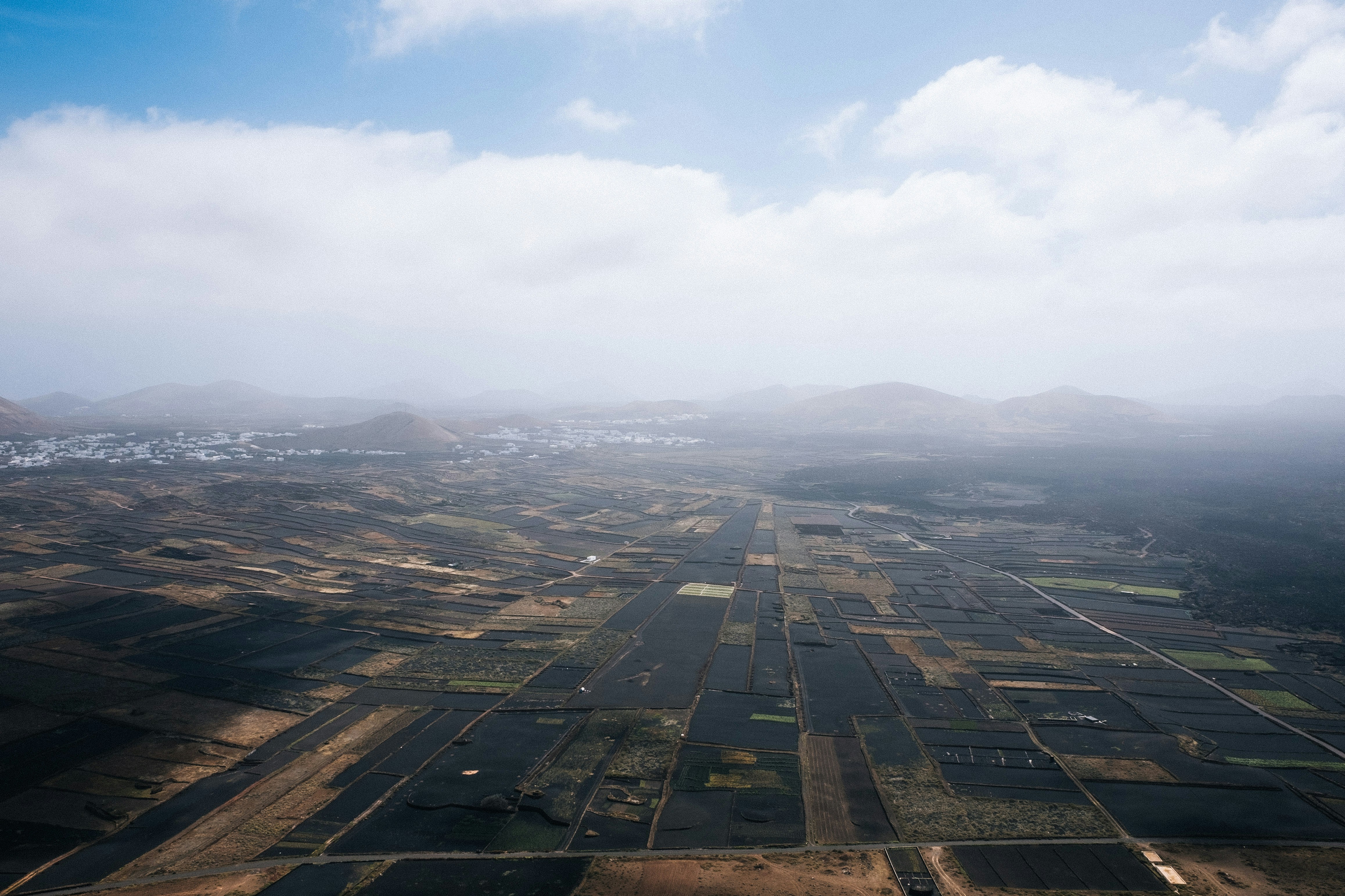 Vista aérea de Lanzarote